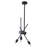 Azita 3-Light Matte Black Chandelier With Three Adjustable Arms