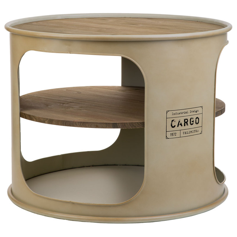Adwait 47cm W Metal Bedside Table