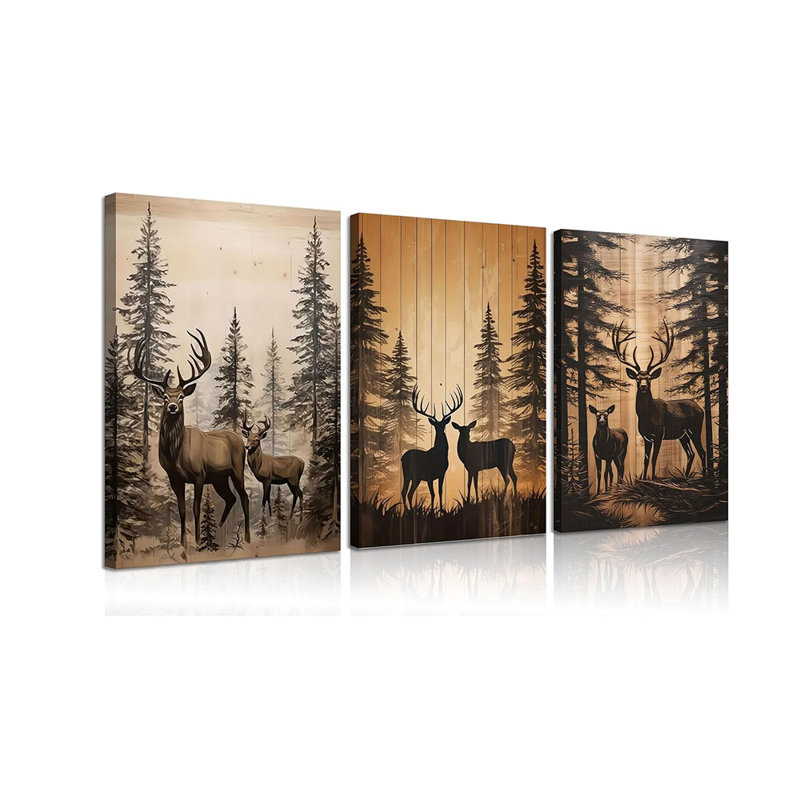 3 Piece Wrapped Canvas Print