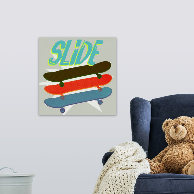 Art sur toile sk8r ii Sieber, Toile tendue, H 20 po x l 20 po x P 1,25 po