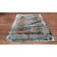 Tapis bleu en laine et soie noué à la main Original