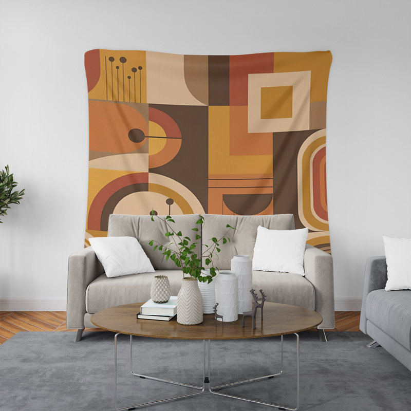Tapisserie murale, H 80 po x l 68 po x P 0,8 po