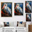 Corail blanc, animal, pélican - Reproduction d'art mural animaux-1263054775-1263054765