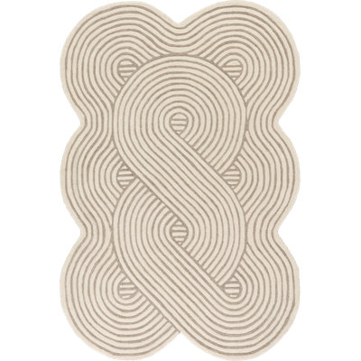 Aubreeanna Geometric Wool Area Rug