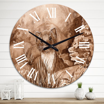 Horloge murale surdimensionnée