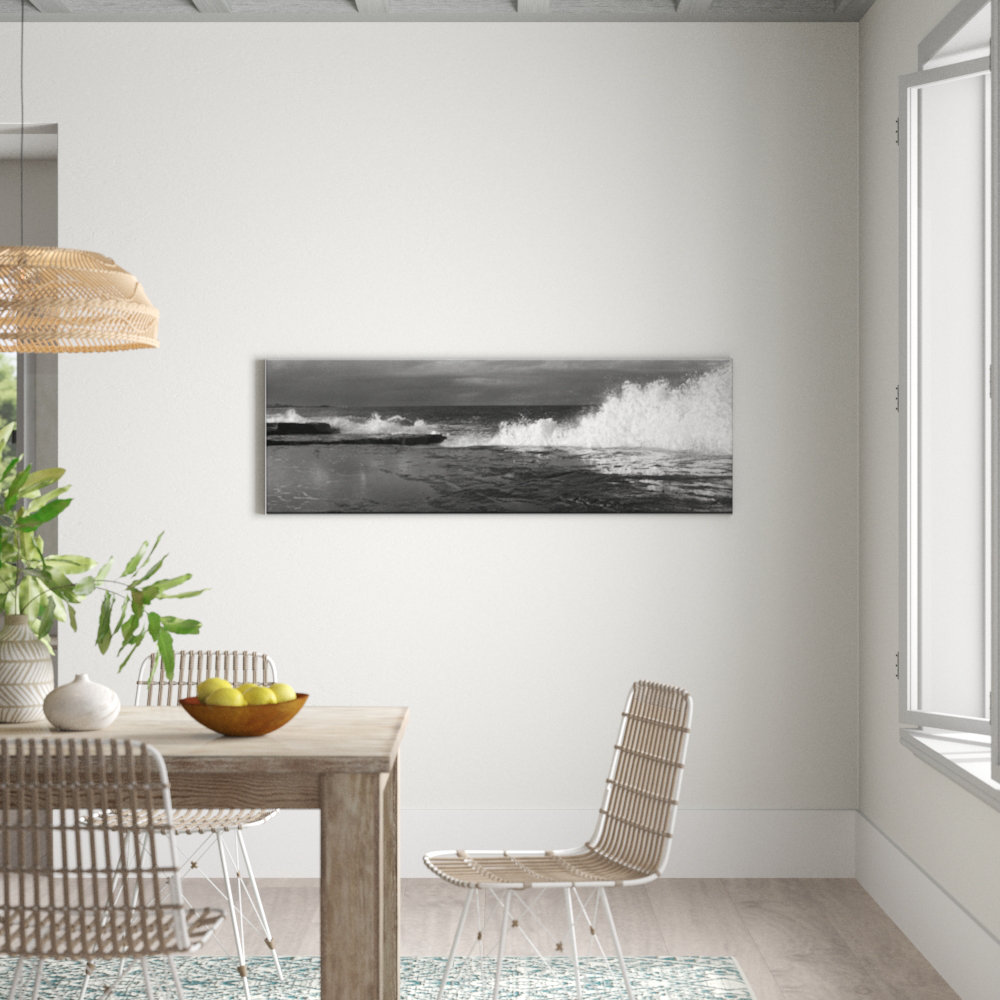 Angourie Swel by Andrew Brown Photographic Print on Canvas in Black
