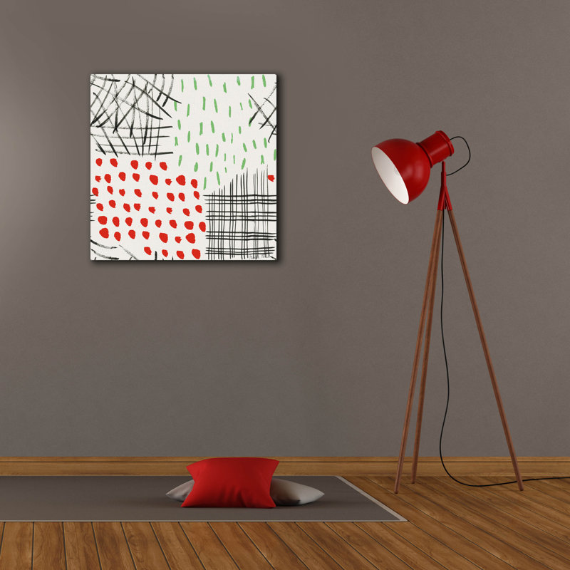  «Quartier vacances à motif 2» par Farida Zaman, art mural sur toile, 26 po x 26 po