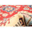 One-of-a-Kind Rectangle 6'4" X 9'9" New Age Wool Area Rug in Blue/Red/Beige