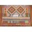 Tapis oriental géométrique en laine Kilim 5 x 7
