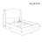 Claritha Upholstered Wingback Bed-1993062201-1993062202