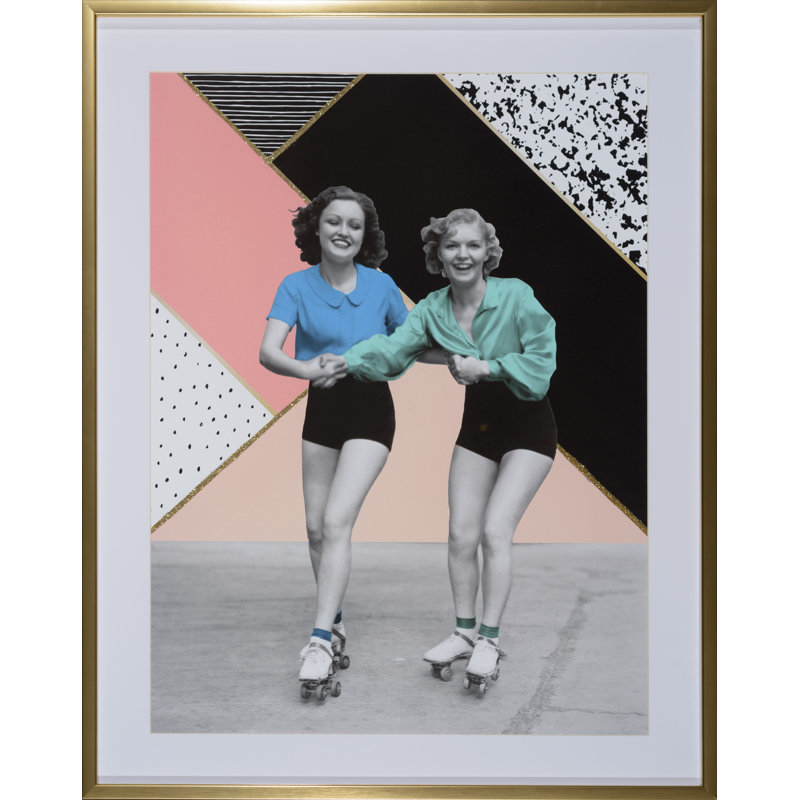 Retro Babes 2 Print by MOD Collection