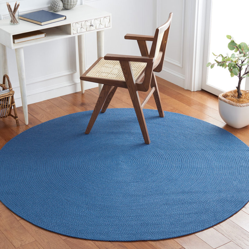 Braided Hand Woven Performance Rug, Round 6'
