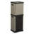 Steel Step On Kitchen Trash Can - 9.5 Gallons