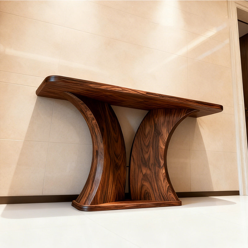 Nouvelle table basse vintage en bois massif de style chinois, H 35,4 po x l 47,2 po x P 15,7 po 