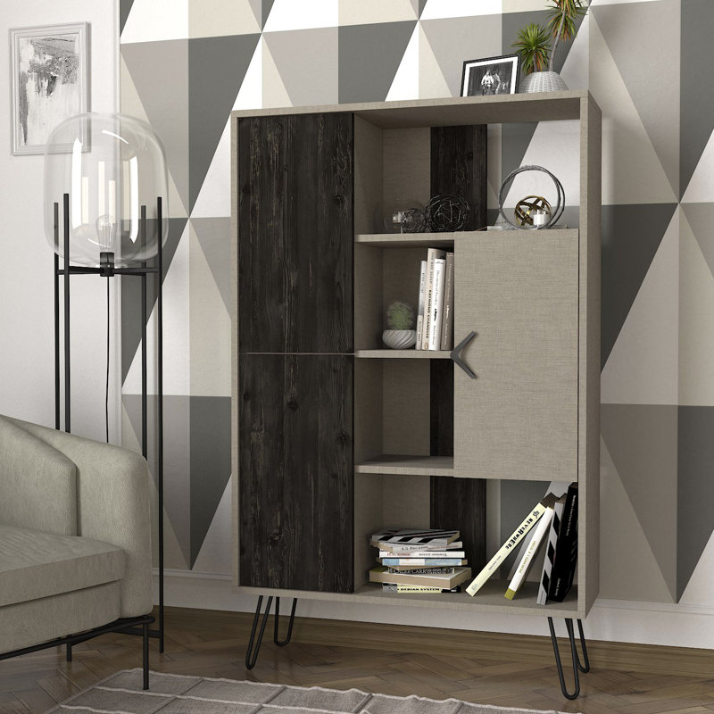 Pacheco 143.6cm H x 90cm W Standard Bookcase