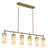 Gianna 6-Light Bronze Gold Island Light
