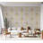 Abstract Wallpaper Wall Mural - Gold Linear Pattern-97242273
