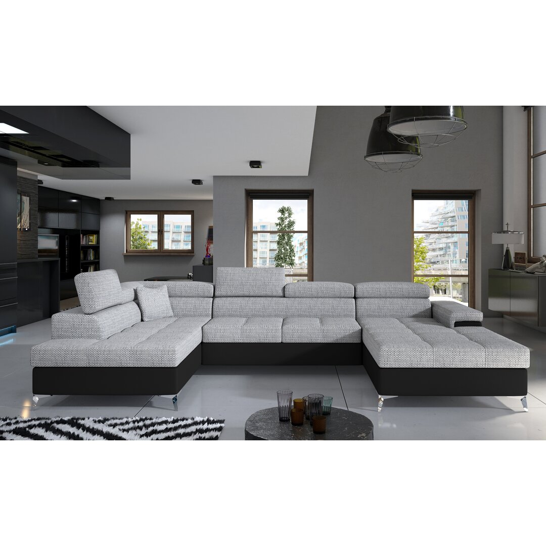 Ecksofa Geraci mit Bettfunktion