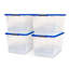 Grand bac de rangement transparent Homz-97285841