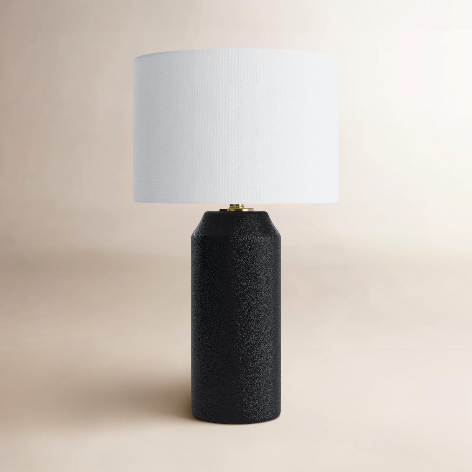 Patrick Ceramic Table Lamp, Black