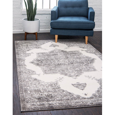 Tapis oriental gris Deatsville