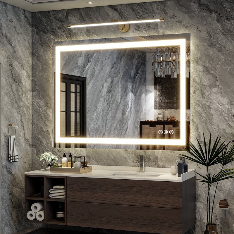 Miroir de salle de bain mural, 30 po x 39 po