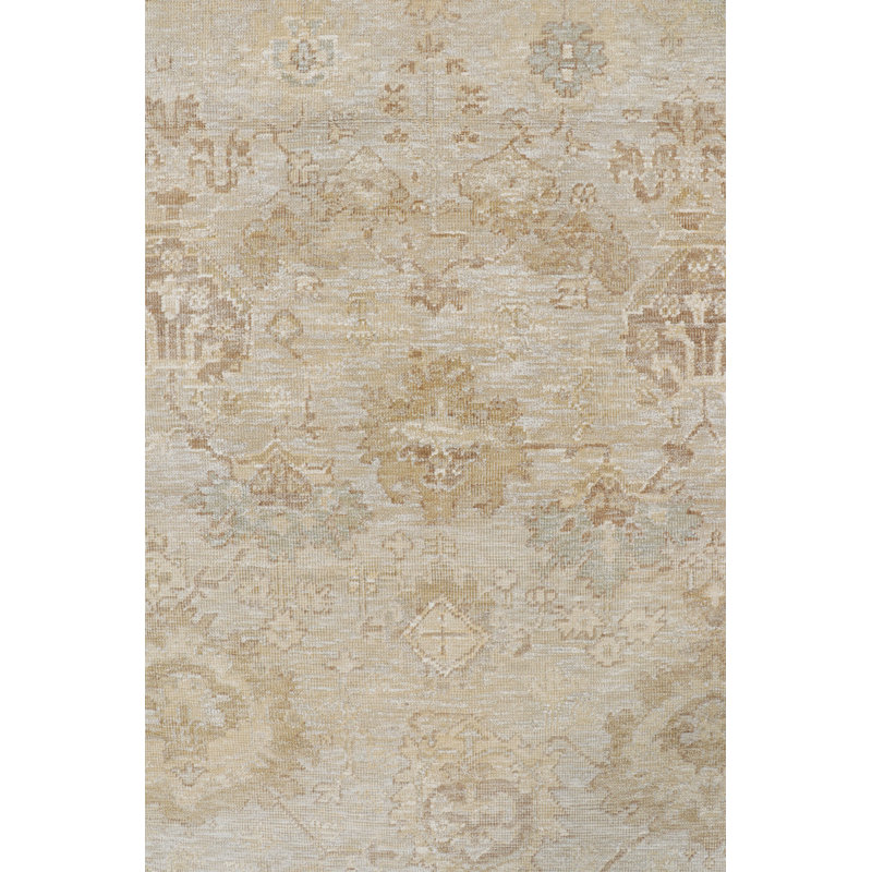 Modern Classics Hand Knotted Floral Area Rug, Rectangle 10' x 14'
