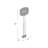 Baskett Amarilla 62" Floor Lamp-2085099261