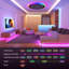 LED Dimmable RGB Flush Mount Ceiling Light with Remote Control