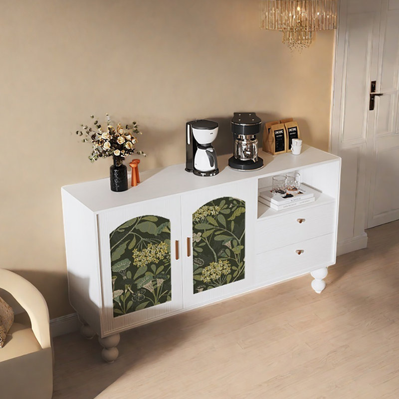 Buffet grande capacité 59,1 ", Blanc/vert