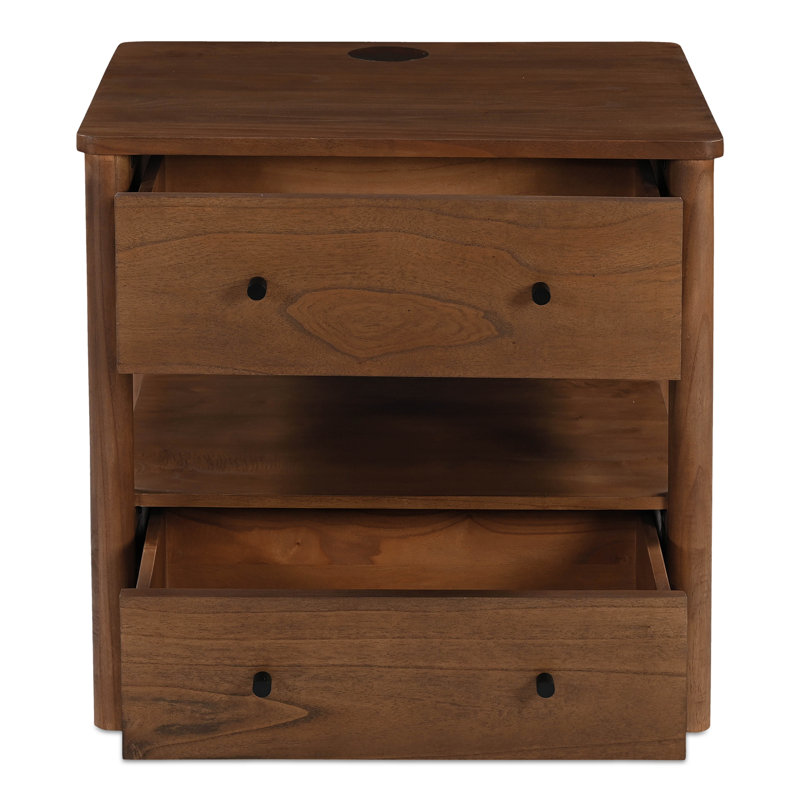 Lottie 28.5'' W Solid Wood Nightstand