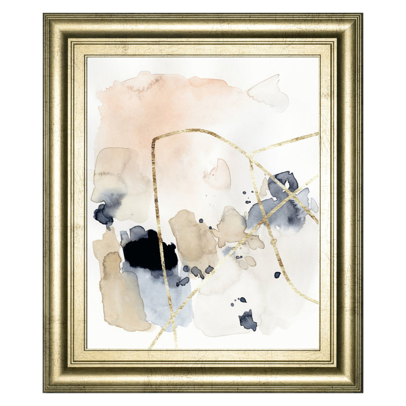 Art mural Syncopate II - 22 po x 26 po - Cadre doré