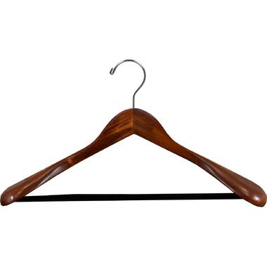 17 Wood Non Slip Top Hanger Rebrilliant