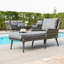 Blaize Rattan Sunlounger - Grey