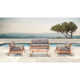Elswick Teak 4 - Person Patio Conversation Sets with Cushions