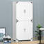 Armoire de cuisine industrielle avec placard et tablettes de rangement, armoire de rangement autoportante