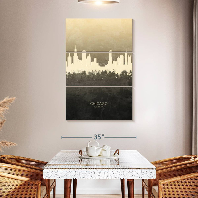 Horizon de Sir Illinois, Chicago, Illinois, H 50 po x l 32 po