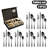Premium Stainless Steel Flatware Set 24-Piece Cutlery Set For 6 Elegant Dining Experience