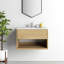 Redbridge 30'' Single Wall Mounted Bathroon Vanity with Quartz Top