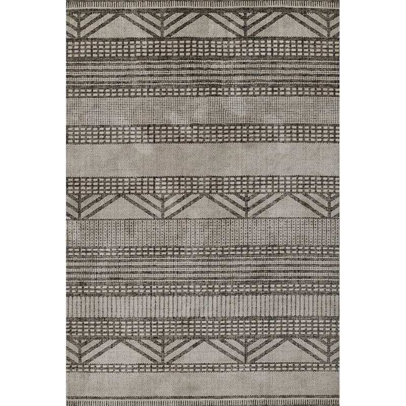 Tapis noir / gris Pitzer, Rectangle 2 pi x 3 pi