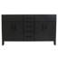 Design House Dawson l 60 po x P 21 po x H 34 po. Meuble-lavabo entièrement assemblé en fer Sherwin-Williams® avec quincaillerie noir mat (228453-IO-FA)-126080758-126283084