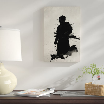 « samurai », impression sur toile