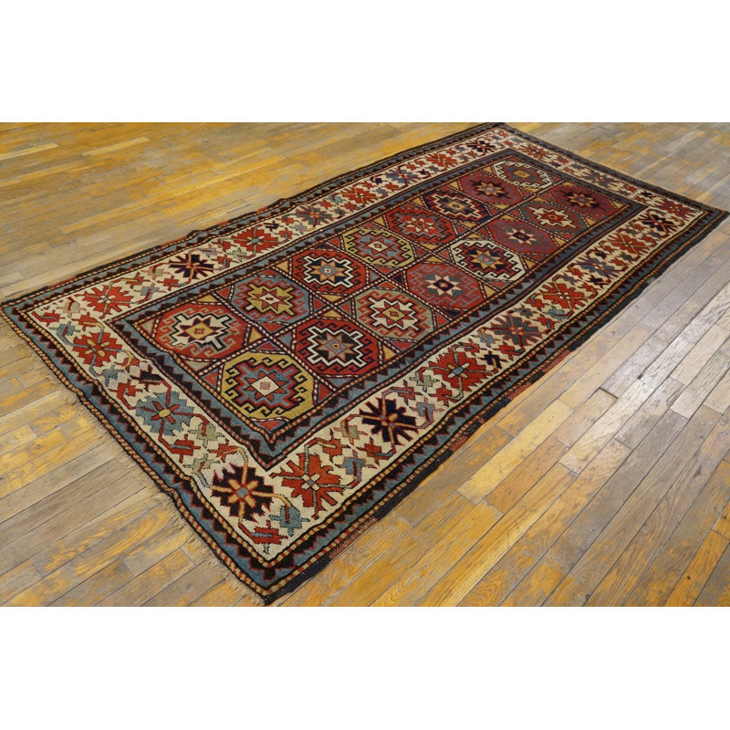 Tapis Moghan à motif géométrique excitant
