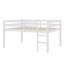 Lit mezzanine en bois avec échelle-727501768