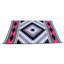 Burton Rectangle 120 cm x 175 cm Geometric Hand Woven Kilim