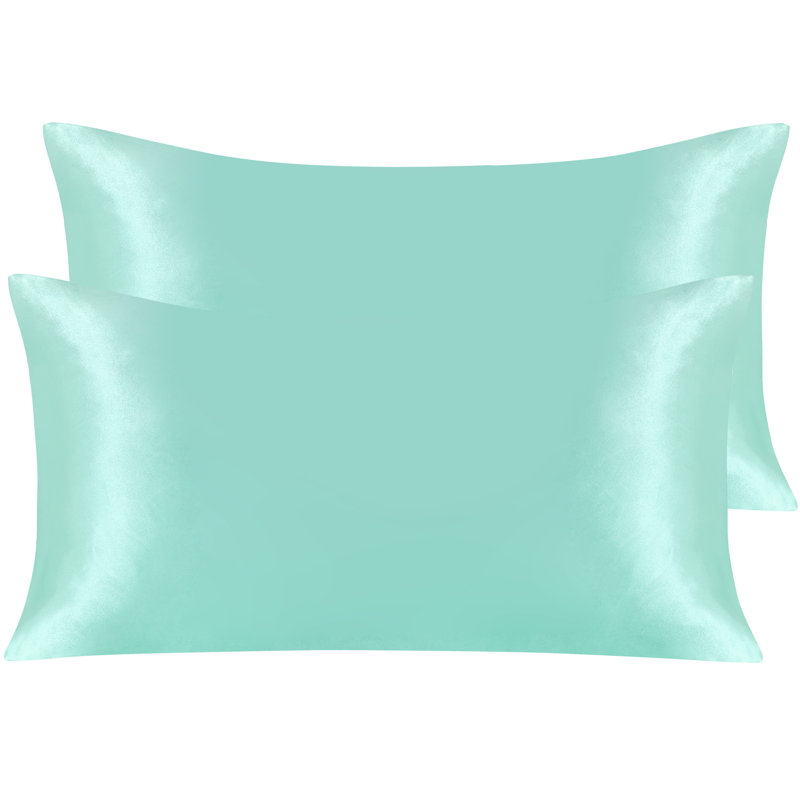 Taies d'oreiller, taies d'oreiller luxueuses en satin avec fermeture à enveloppe - NTBAY, Taie d'oreiller taille très grand