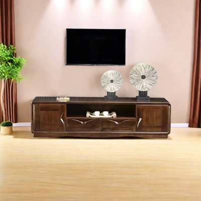 Modern simple new Chinese TV cabinet