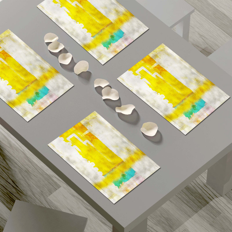 Napperon abstrait en polyester