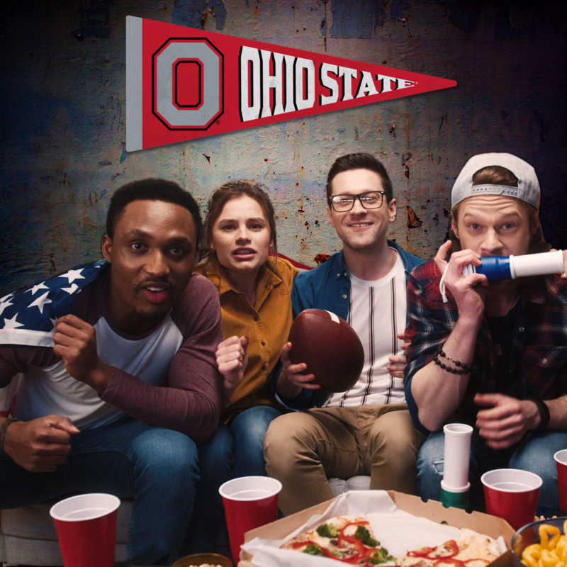 Ohio State Wood Pennant
