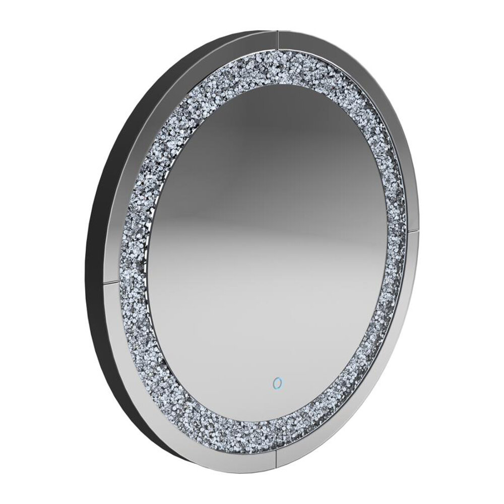 Zora Round Metal Wall Mirror